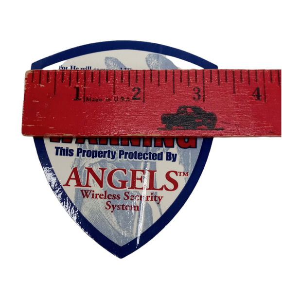 Protected by Angels Security Decal Psalm 91:11 VTG Sticker 🕊️ - Picture 4 of 8